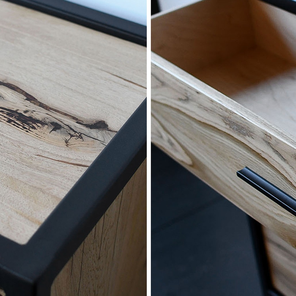 Комод в стиле лофт Irvine Industrial Metal Rust Chest of Drawers