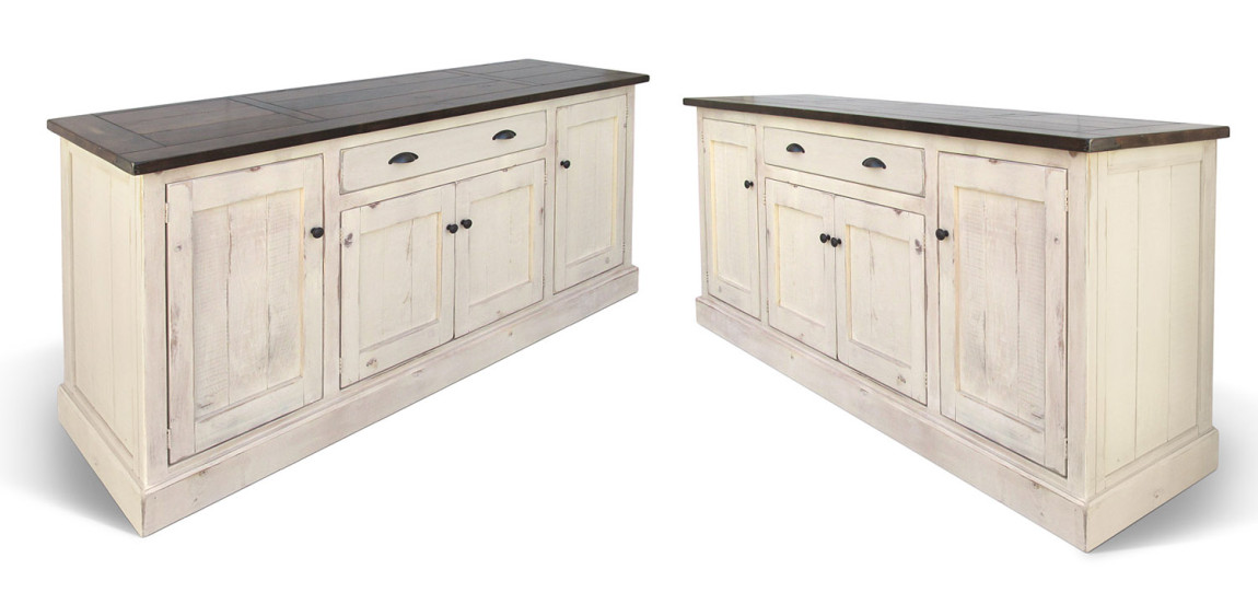 Комод в стиле прованс Maiken Provence HARMONIE Weathered Light Ivory Слоновая кость