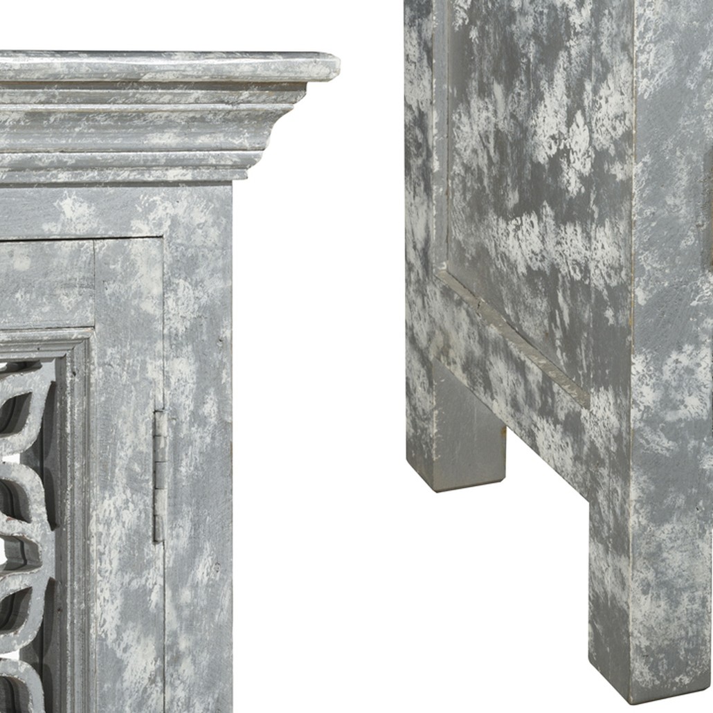 Комод в стиле прованс с декорированным резным фасадом Asger Provence Chest of Drawers