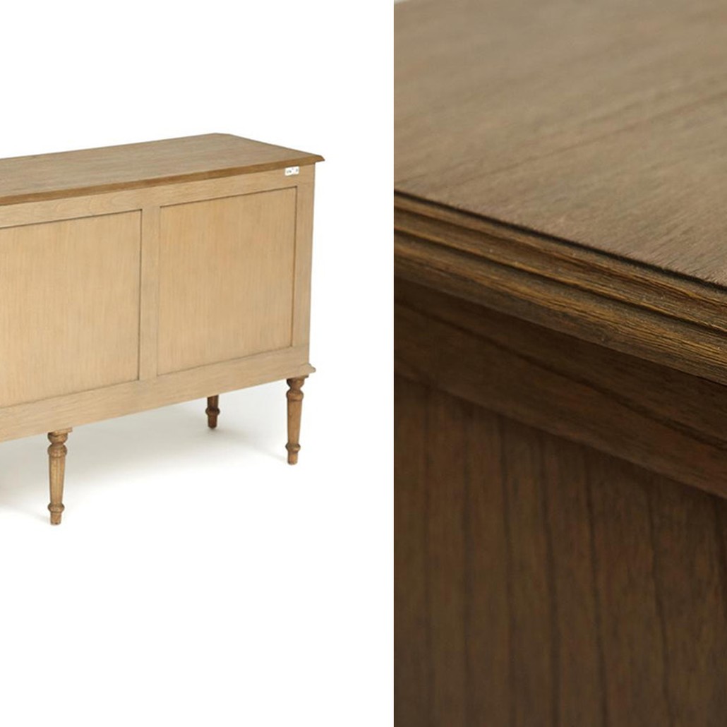Комод в стиле Прованс со стеклянными дверцами Provence Jacob Chest of Drawers big