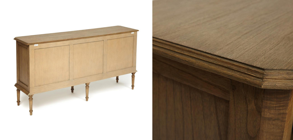 Комод в стиле Прованс со стеклянными дверцами Provence Jacob Chest of Drawers big