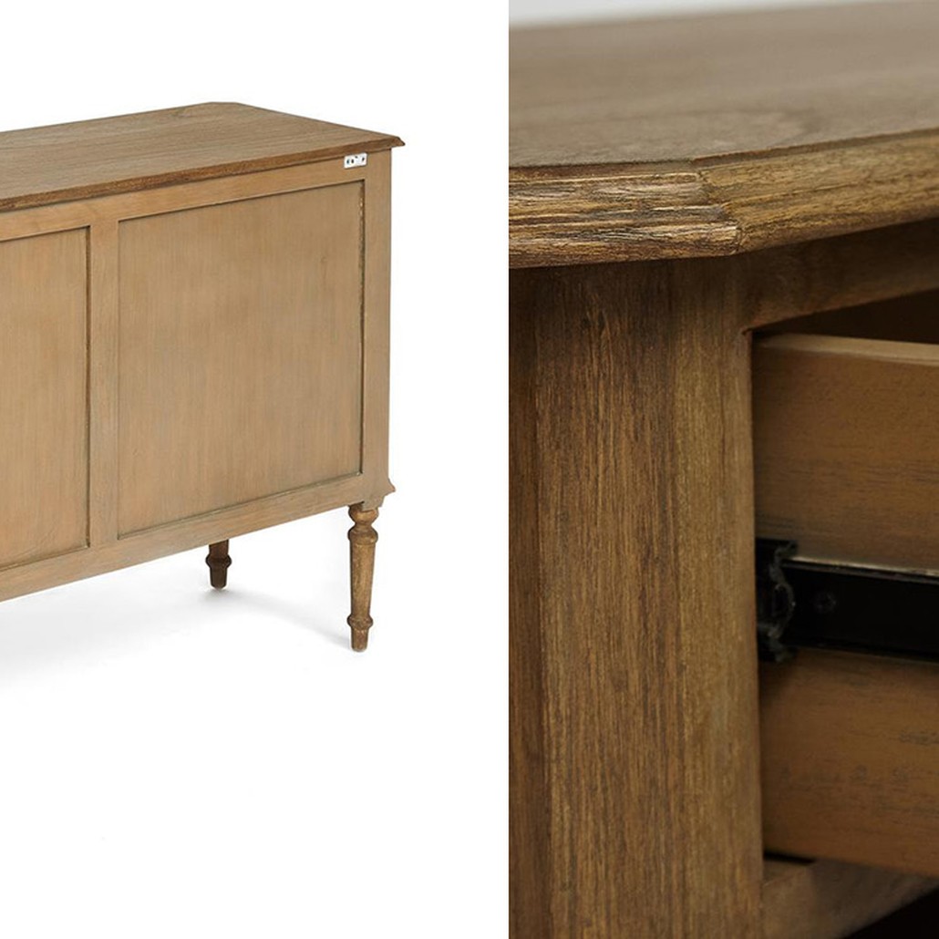 Комод в стиле Прованс со стеклянными дверцами Provence Jacob Chest of Drawers small