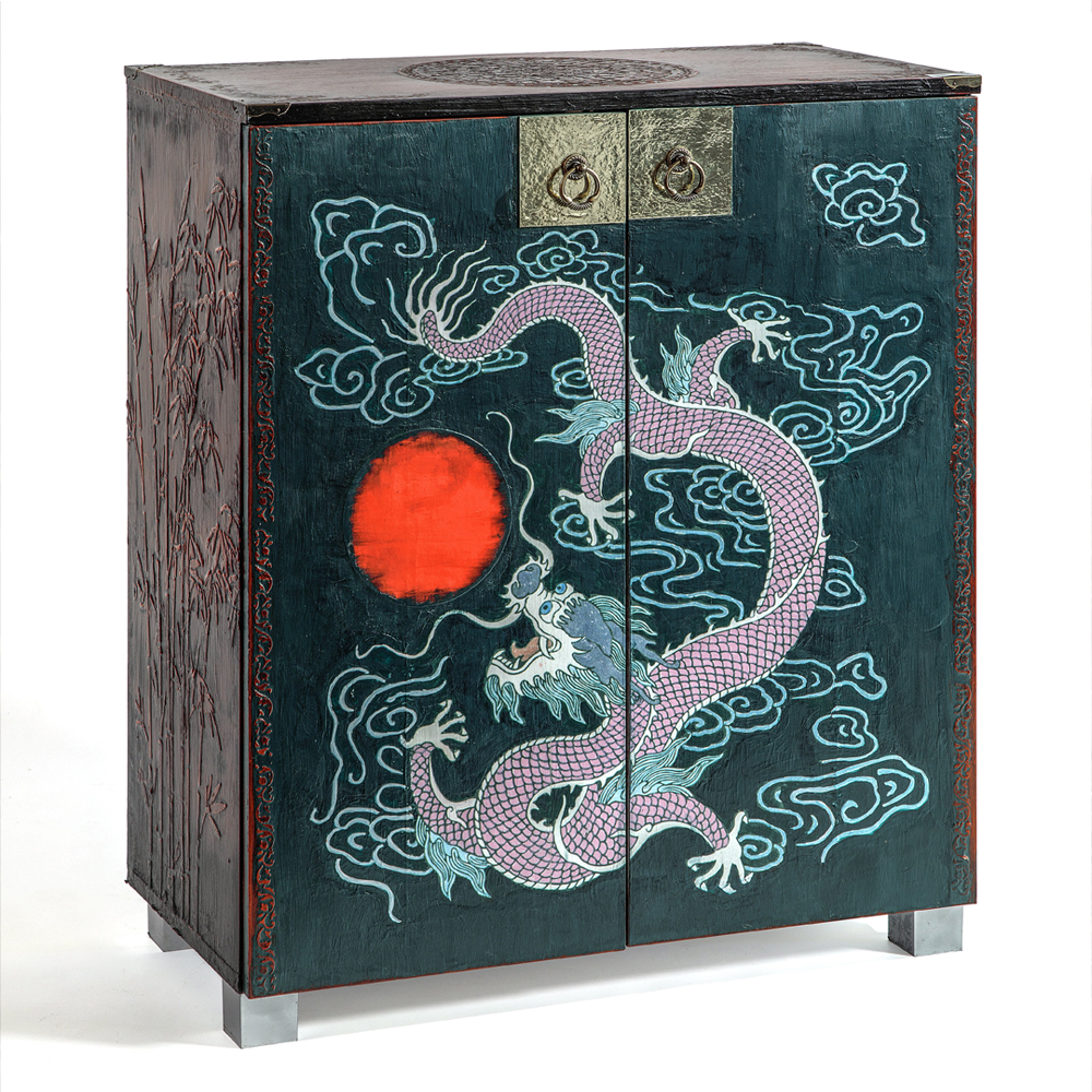 Комод в стиле шинузари Chest Chinese Dragon