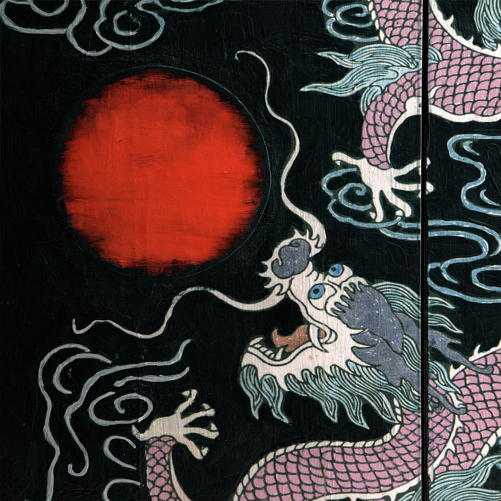 Комод в стиле шинузари Chest Chinese Dragon