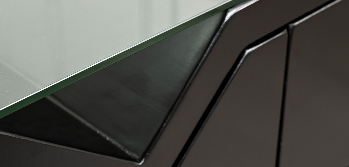 Комод геометрический декор Mosaik Chest of drawers Черный