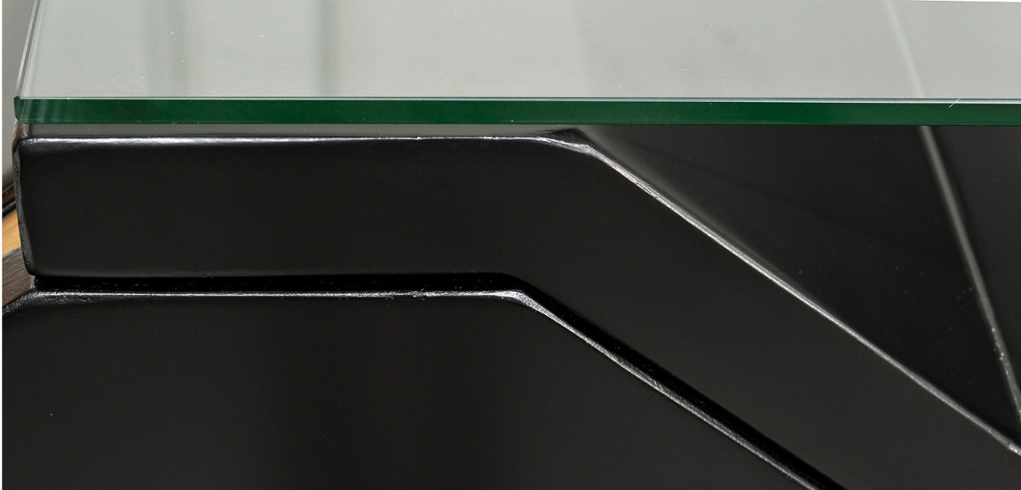 Комод геометрический декор Mosaik Chest of drawers Черный