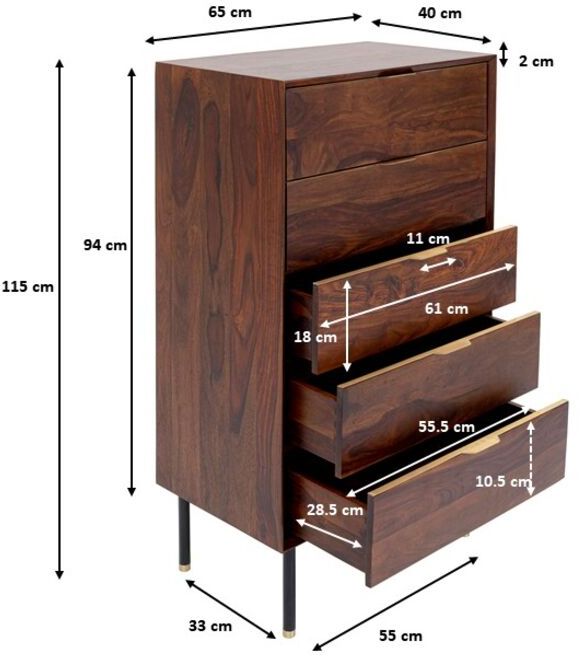 Комод деревянный Dnipro