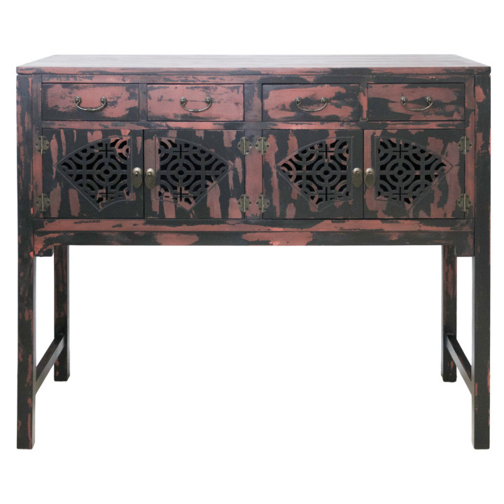 Комод деревянный Retro with four doors