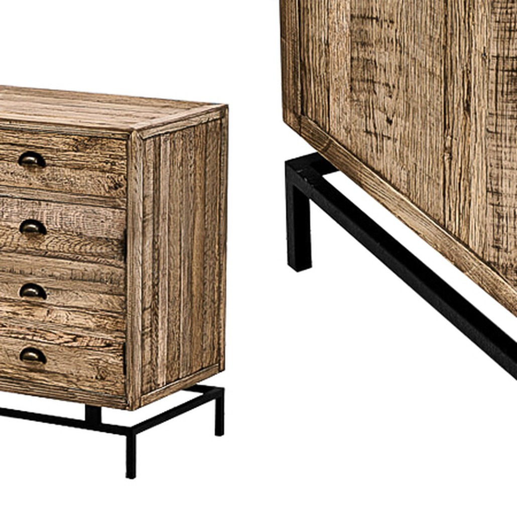 Комод деревянный в стиле Лофт Eligio Wood Commode