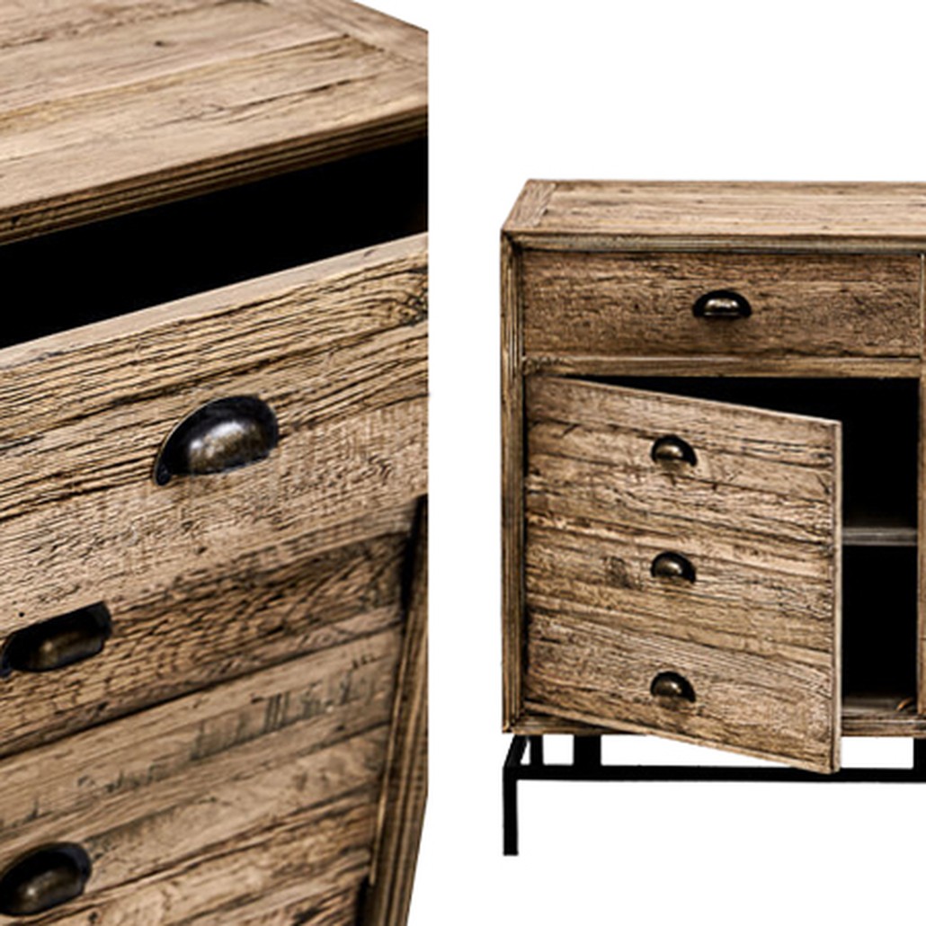 Комод деревянный в стиле Лофт Eligio Wood Commode