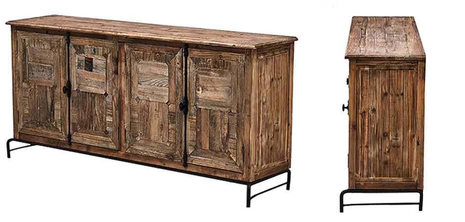 Комод деревянный в стиле Лофт Ennio Wood Commode