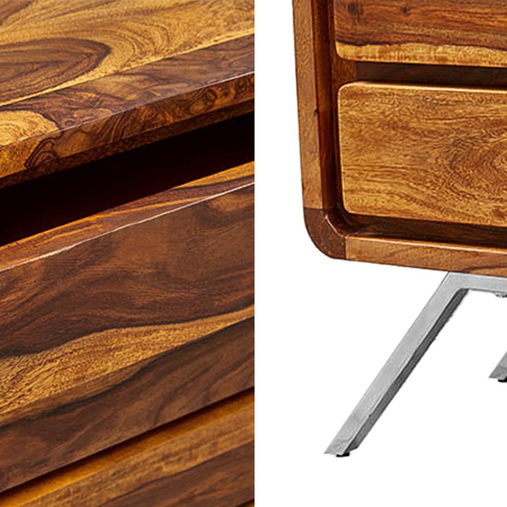 Комод деревянный на металлических ножках Liam Wood Commode