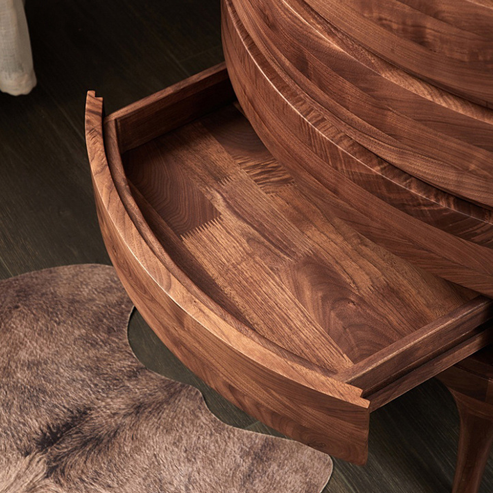 Комод деревянный с 7-ю ящиками Moon Walnut Furniture