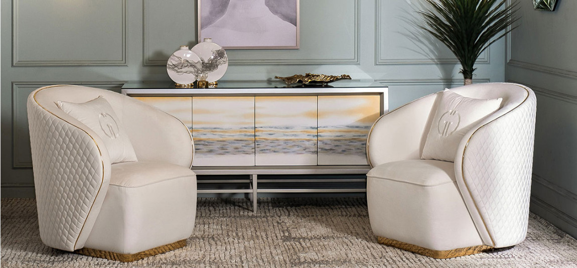 Комод дизайнерский Abdullah gray