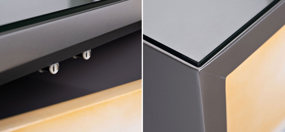 Комод дизайнерский Abdullah gray