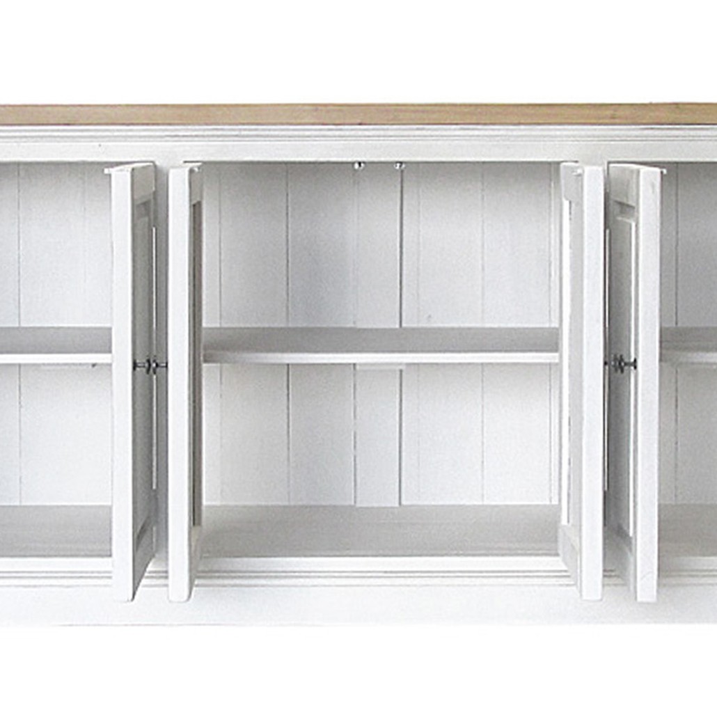 Комод длинный в стиле прованс Lazzaro Provence HARMONIE Antique White Белый