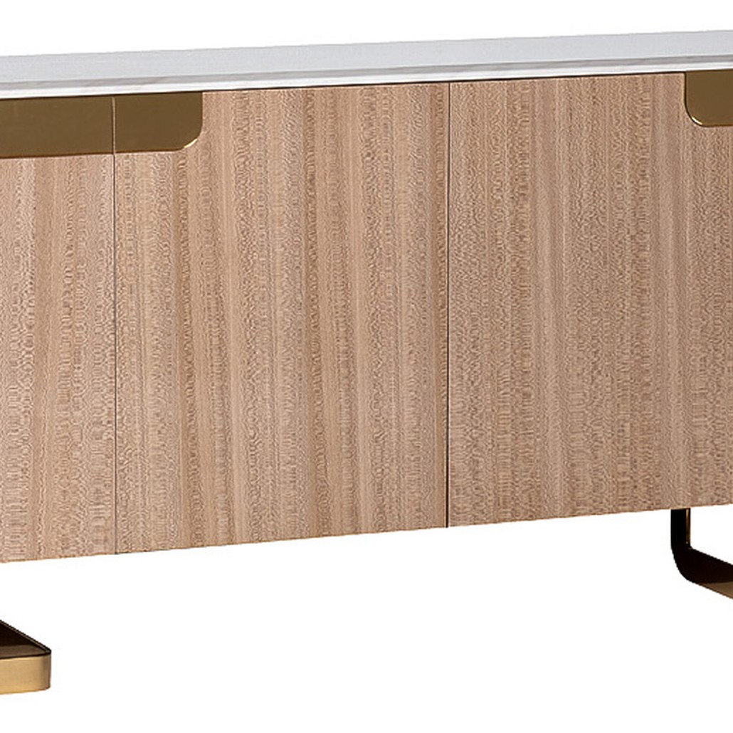 Комод длинный на металлических ножках Bertran Chest of Drawers