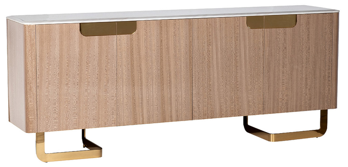Комод длинный на металлических ножках Bertran Chest of Drawers