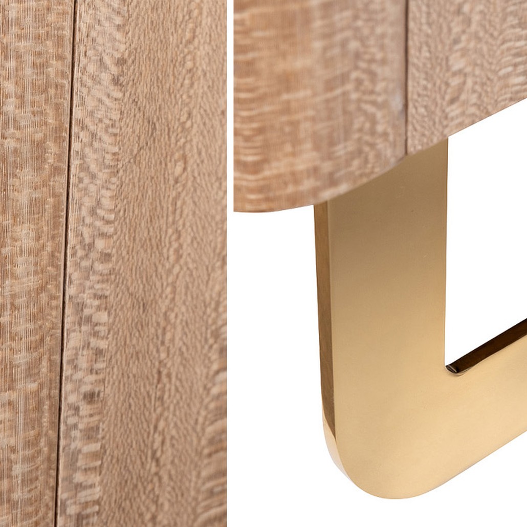 Комод длинный на металлических ножках Bertran Chest of Drawers