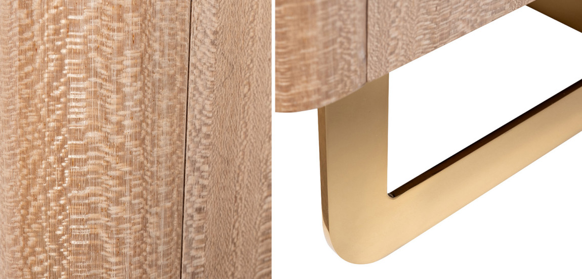 Комод длинный на металлических ножках Bertran Chest of Drawers