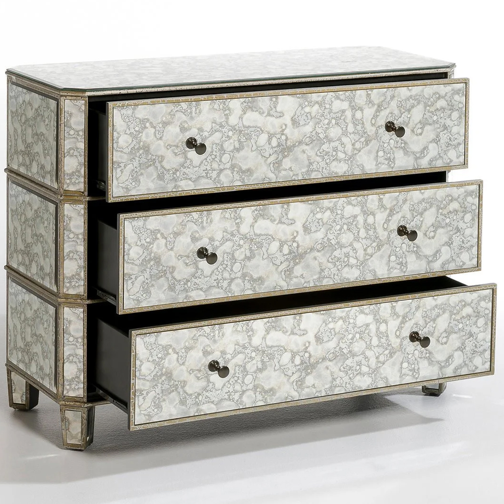 Комод зеркальный Glorious Chest of Drawers