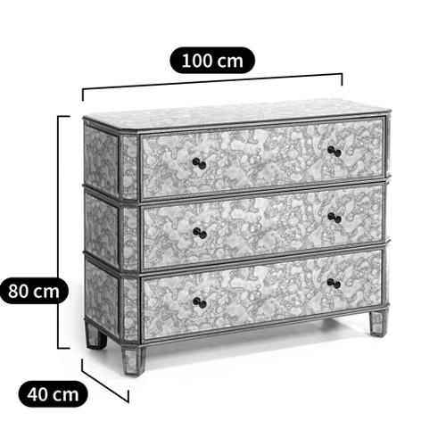 Комод зеркальный Glorious Chest of Drawers