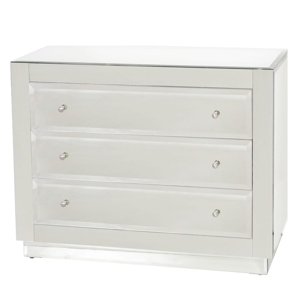 Комод зеркальный с 3-мя ящиками Mirror Chest of Drawers