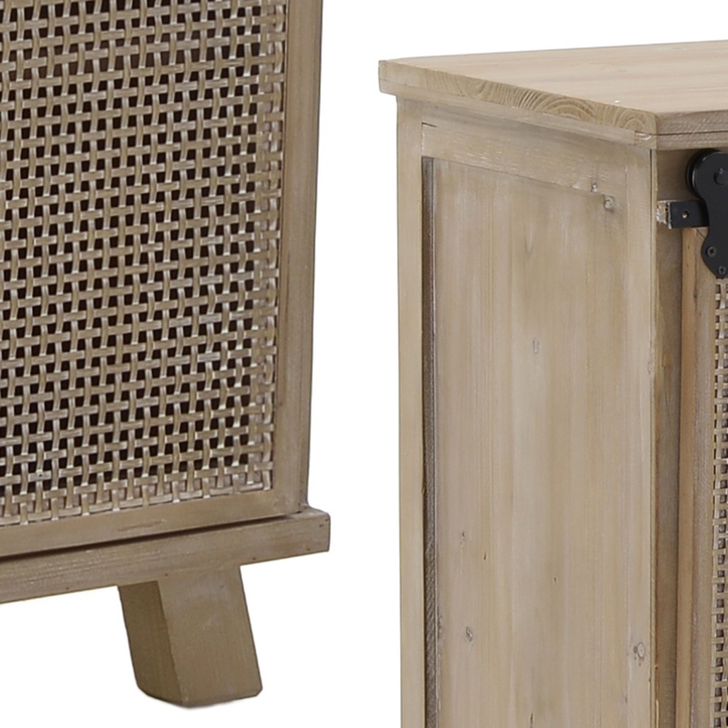Комод из дерева и ротанга Rosita Wood chest of drawers