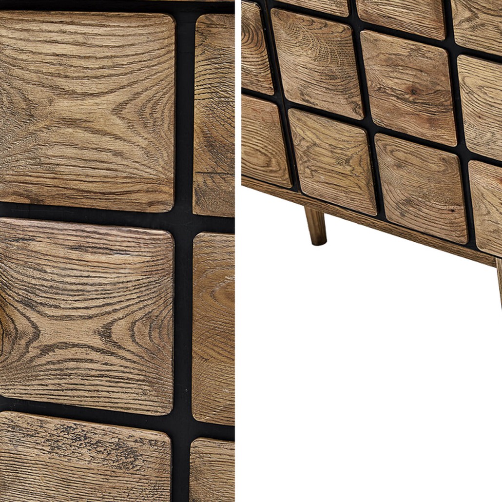Комод из дуба с 2-мя дверцами Nakain chest of drawers