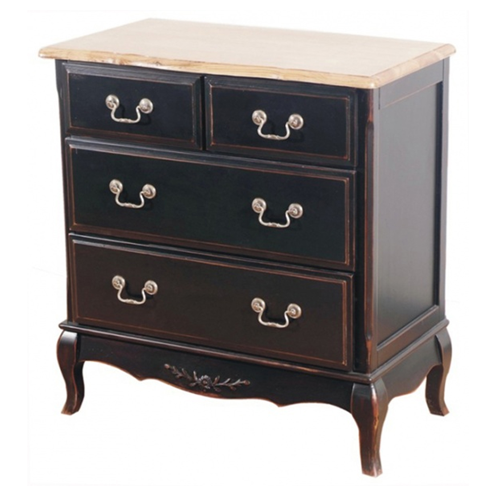 Комод из массива березы и шпона ясеня с состаренным эффектом Vintage