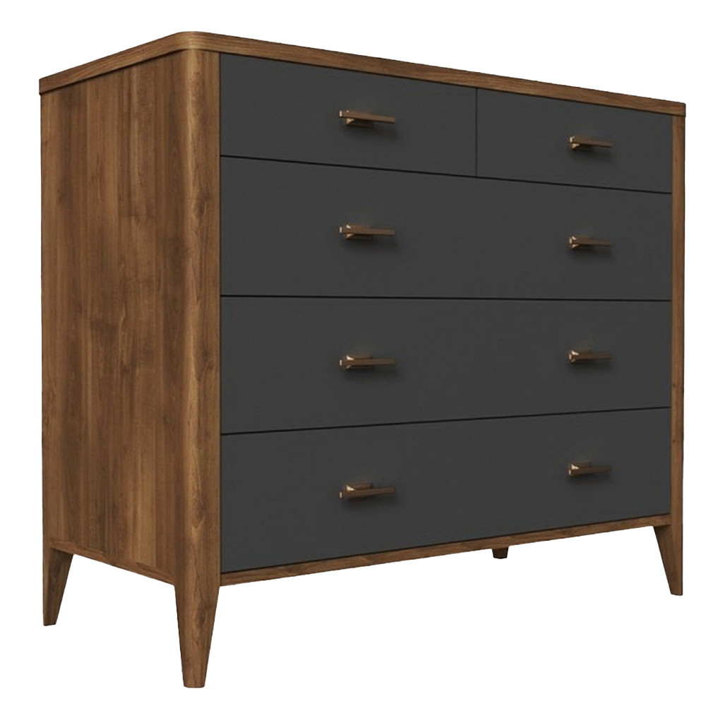 Комод из массива бука с 5-ю ящиками Tasteful Furniture