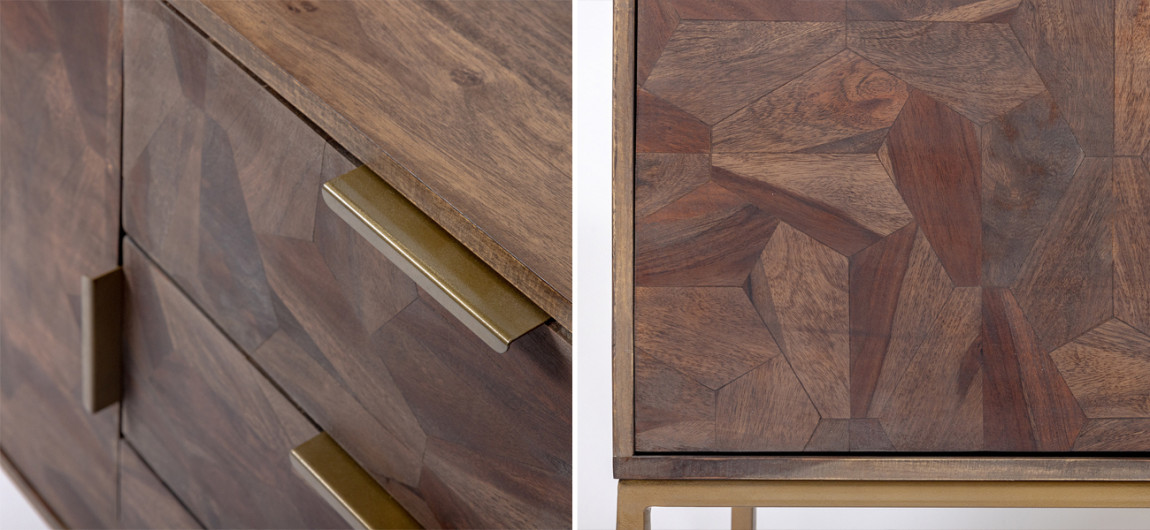 Комод из массива дерева Шишам Indian Rosewood