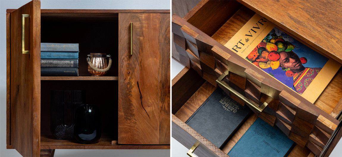 Комод из массива манго Yesenka