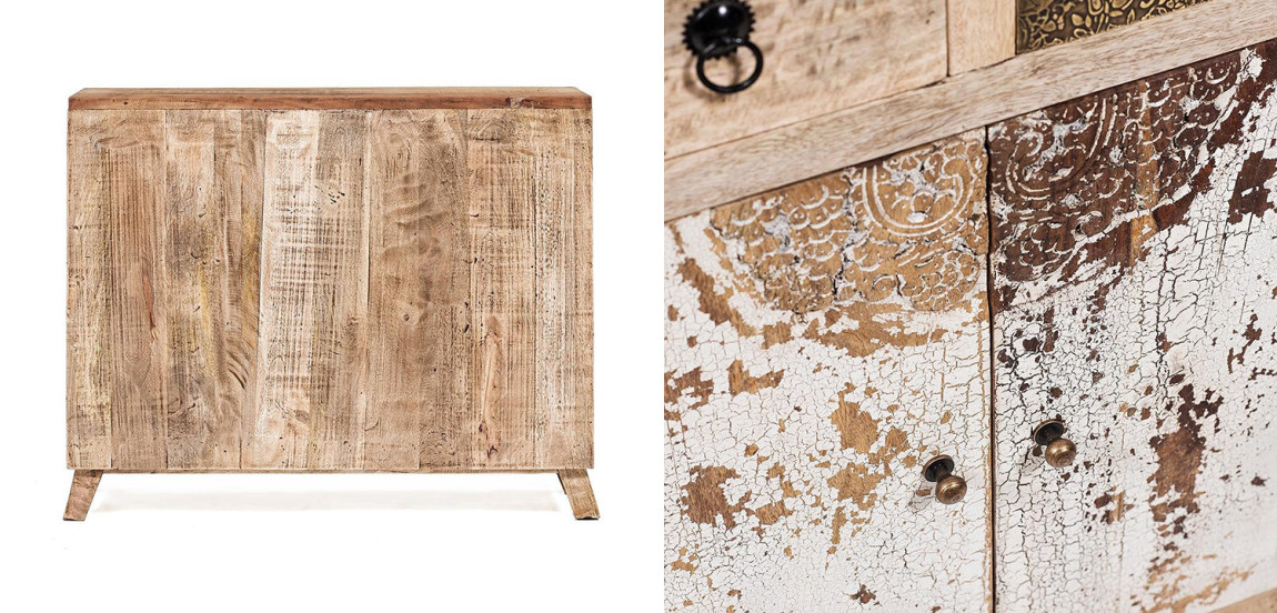 Комод из массива манго в винтажном стиле Vintage Shreds