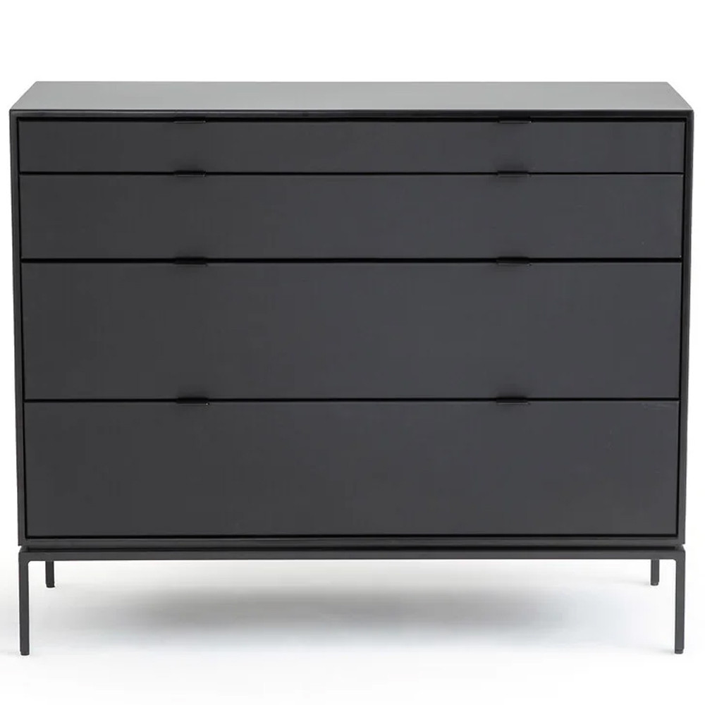 Комод из металла и кожи Guarin Chest of Drawers