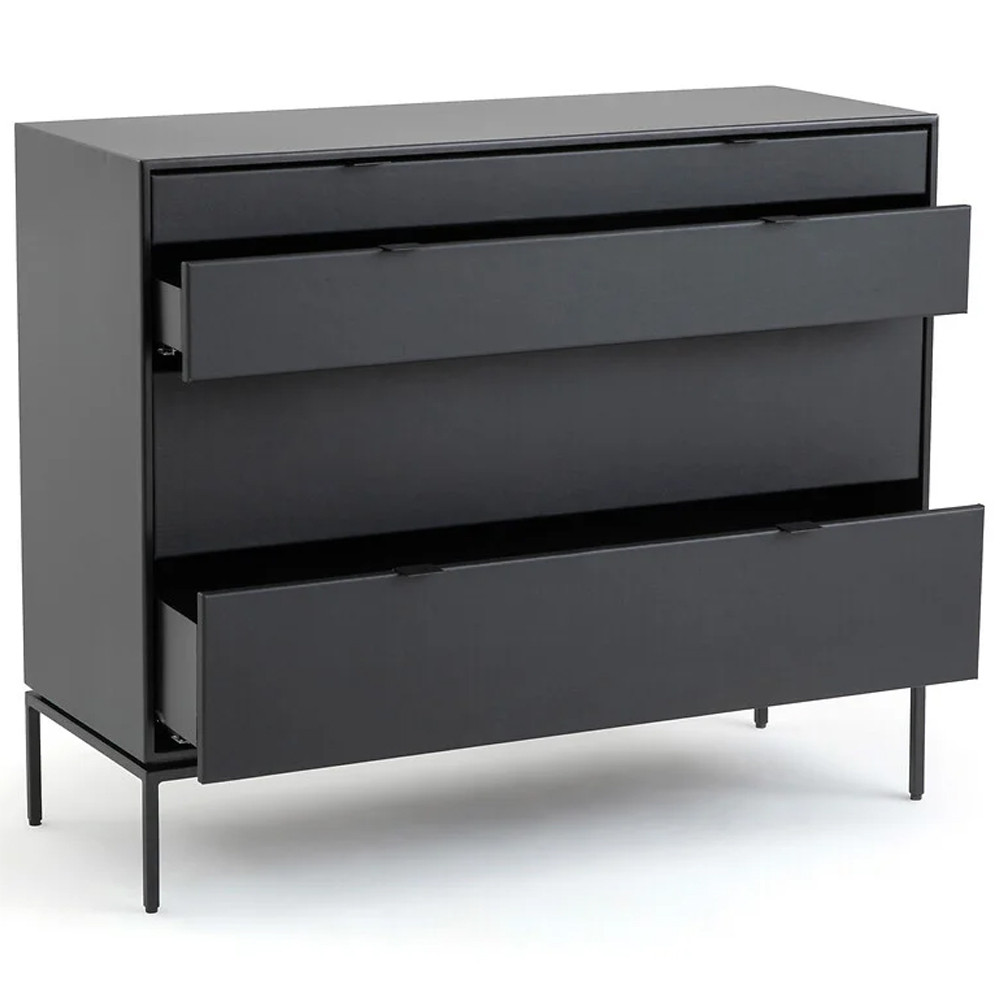 Комод из металла и кожи Guarin Chest of Drawers