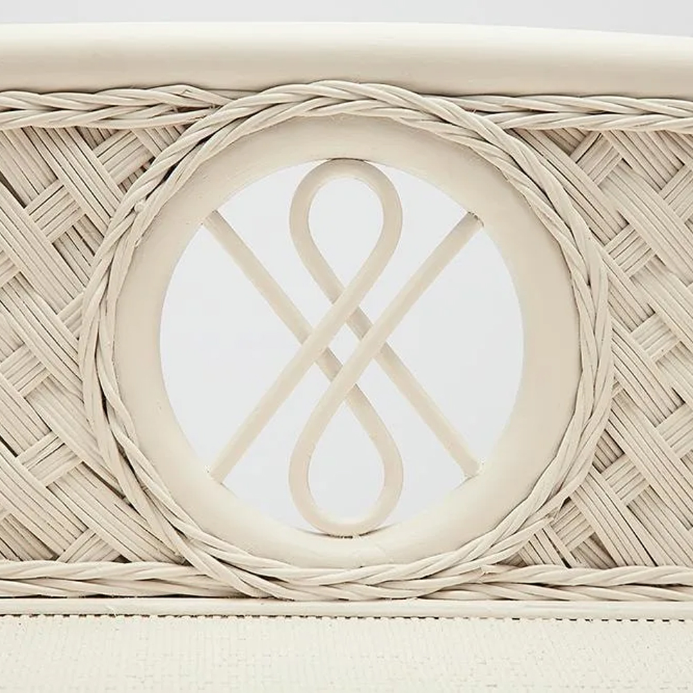 Комод из натурального ротанга Weavella белый