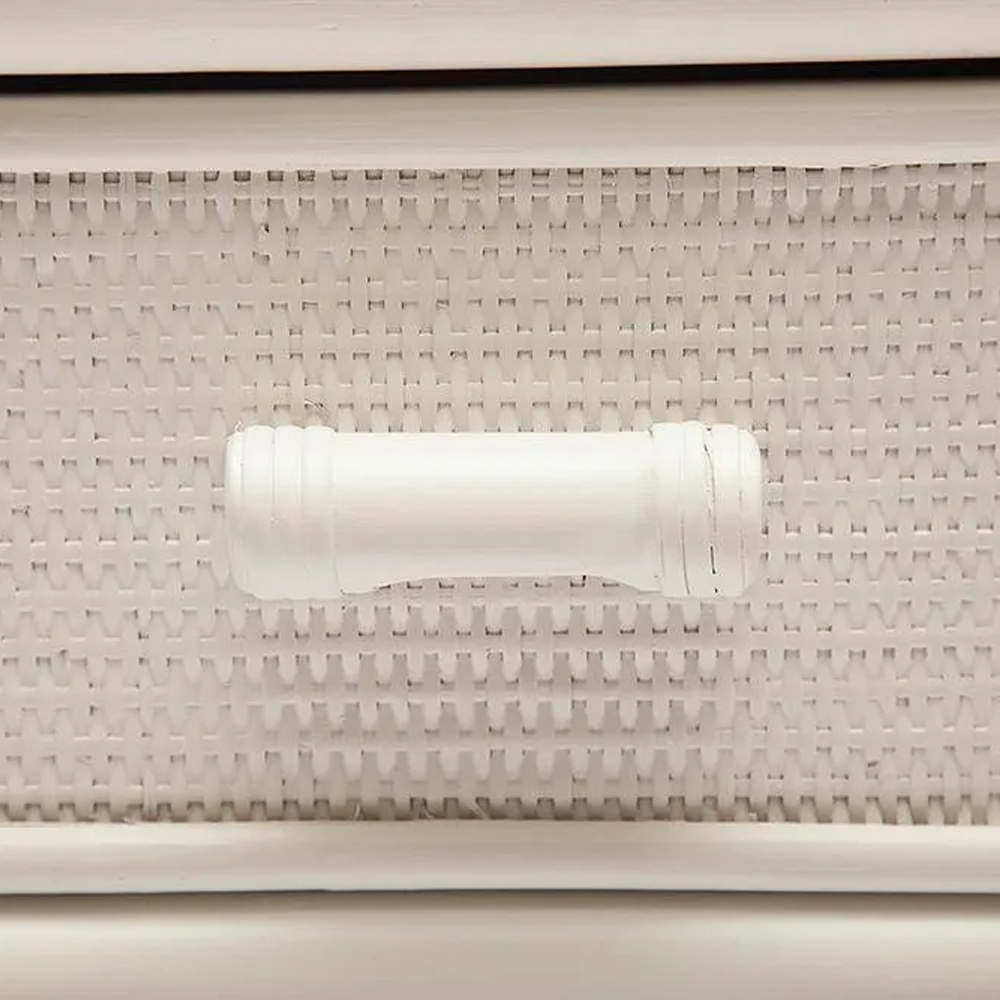 Комод из натурального ротанга Weavella белый