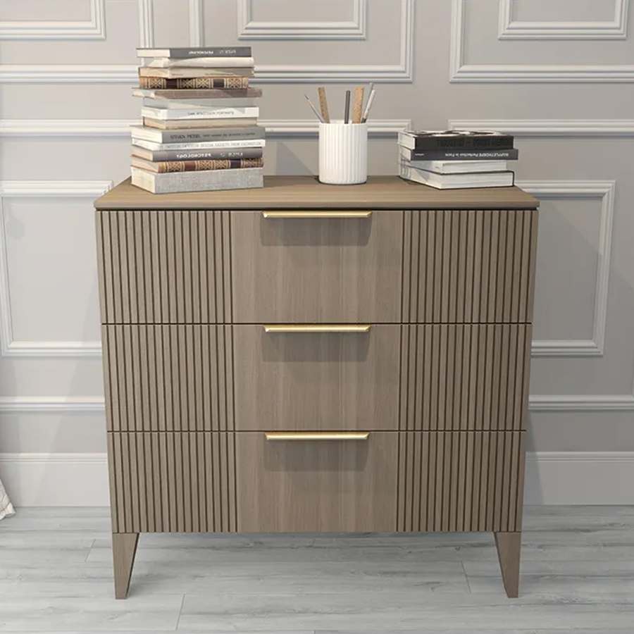 Комод коричневого цвета с 3-мя ящиками Harper Line