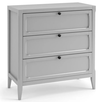 Комод с 3-мя ящиками серый Silva Grey Chest of Drawers