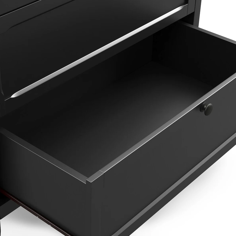 Комод с 3-мя ящиками черный Silva Black Chest of Drawers