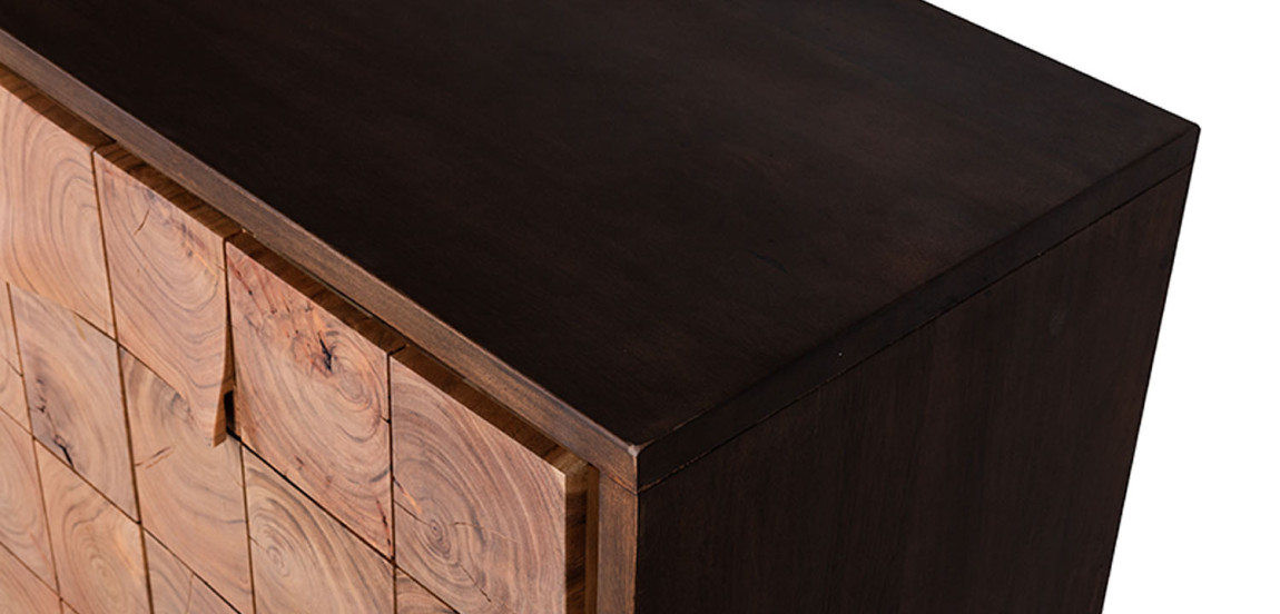 Комод с 4-мя дверцами в стиле Лофт Verbena