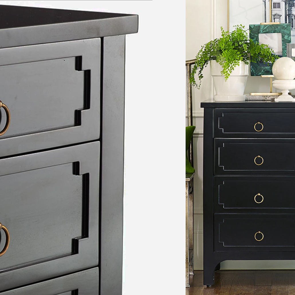 Комод с 4-мя ящиками Lawrence chest of drawers Black Черный