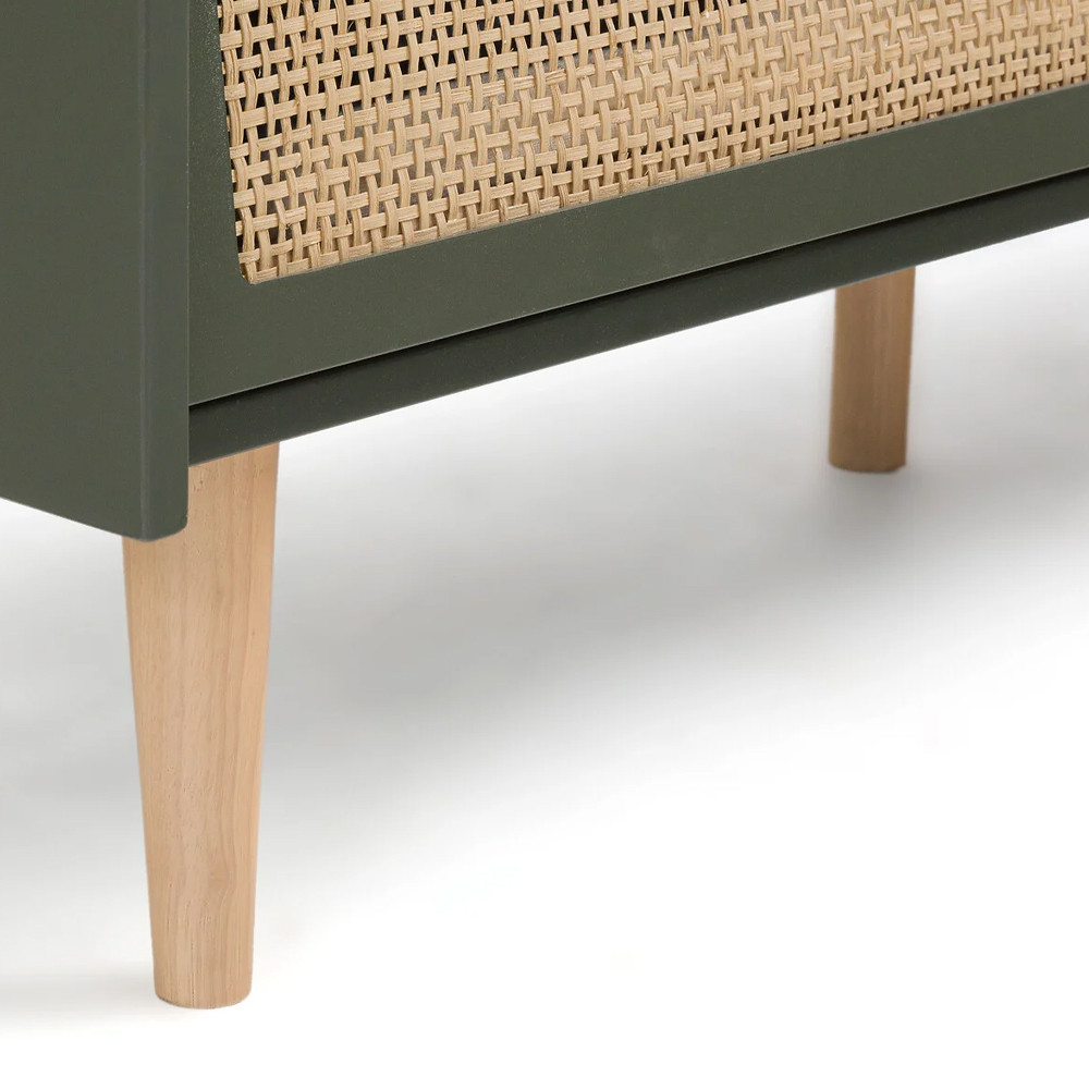 Комод с 6-ю ящиками из плетеного ротанга Remi Green Wicker Furniture