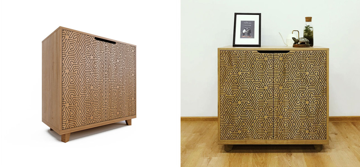 Комод с орнаментом Brian
