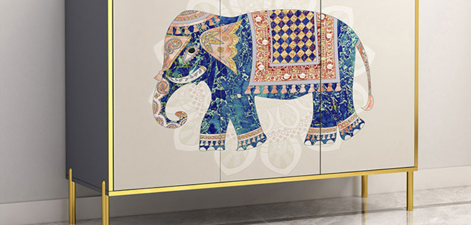 Комод с орнаментом Индийский Слон