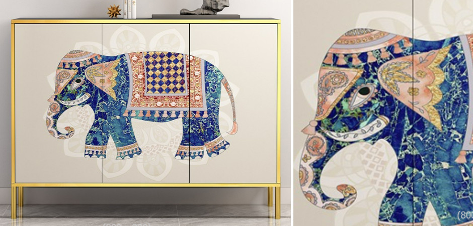 Комод с орнаментом Индийский Слон