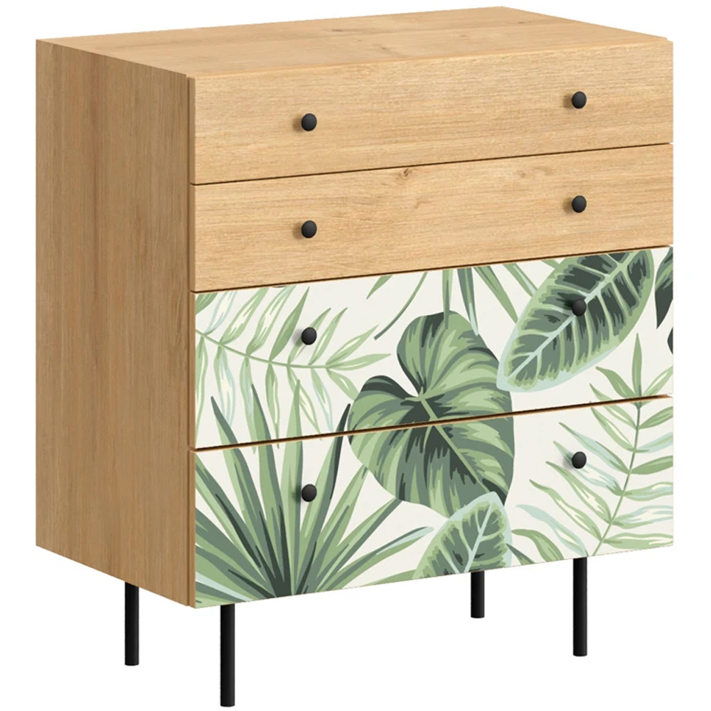 Комод с принтом на ящиках Elise Chest of Drawers