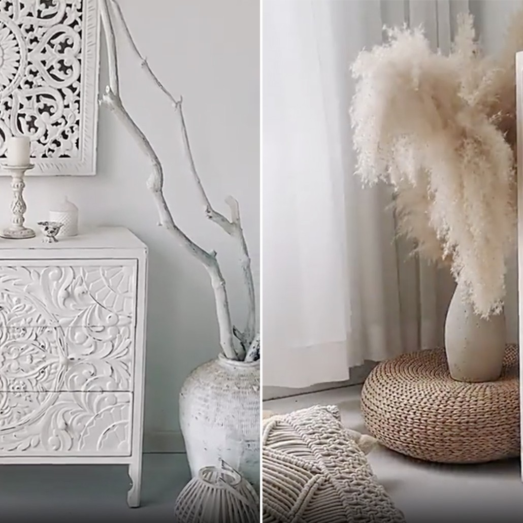 Комод с резным декорированным фасадом Matsi Provence Chest of Drawers Белый
