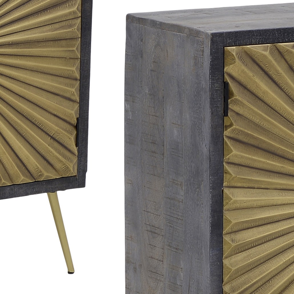 Комод с рельефным фасадом Loritz Sun Chest of Drawers